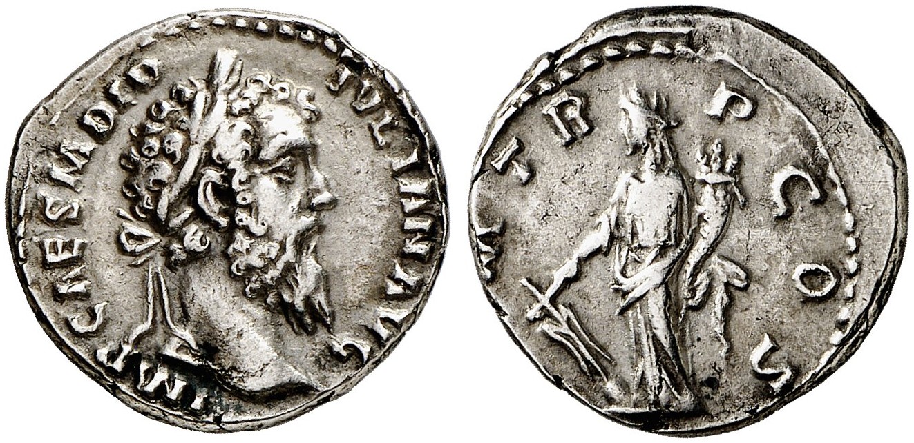 Didius Julianus, 193. AR-Denar, Rom; 3.06 g. BMC 6; Coh. 10; RIC 2.