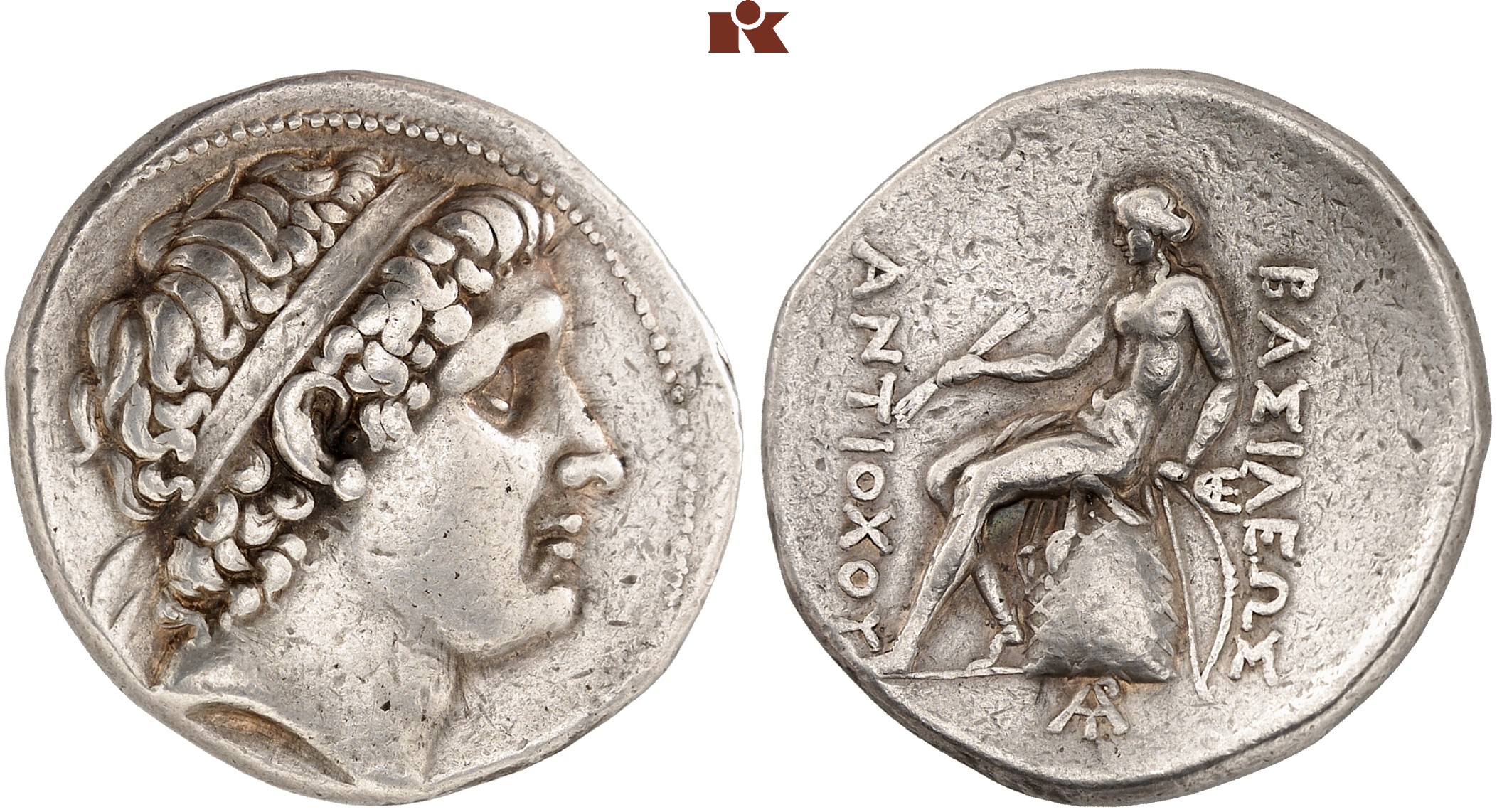 Antiochos I., 294-280-261 v. Chr. AR-Tetradrachme, nach 269 v. Chr ...