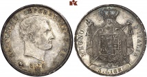Napoleon, 1805-1814. 5 Lire 1811 M, Mailand. 24,98 g. Dav. 202; Pagani 29.