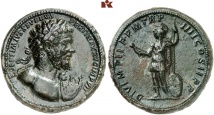 Septimius Severus, 193-211. Æ-Medaillon, 196, Rom; 48,97 g.