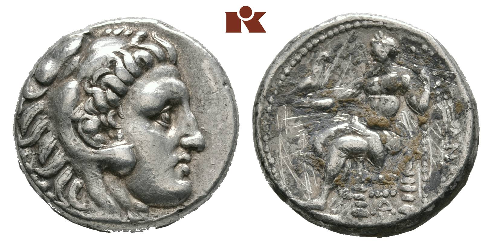 KÖNIGREICH. Alexander III., 336-323 v. Chr. AR-Tetradrachme, 323/319 v ...