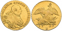 Friedrich Wilhelm II., 1786-1797. Friedrichs d'or 1797 B, Breslau. 6.63 g. Fb. 2418; J. 100; Olding 61.