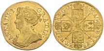 Anne, 1702-1714. Guinea 1714, London. 8,26 g. Fb. 320; Seaby 3574.